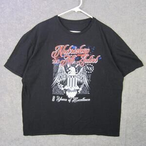 Nutrishop Mt Juliet Shirt Mens 2XL Black 2015 Gym Fitness Tee 8 Years Excellence